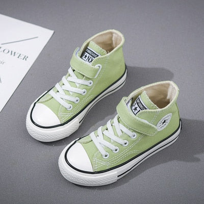 Children Canvas Shoes Girls Sneakers 2021 New Autumn Breathable Kids Shoes for Boys High Quality Student Casual Sneakers Zapatos
