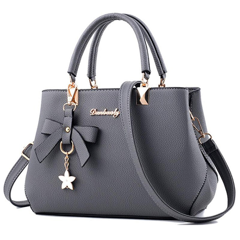Valenkuci Plum Bow Sweet Messenger Crossbody Bag High Quality New Elegant Shoulder Bag Women Designer Luxury Handbag Women Bags