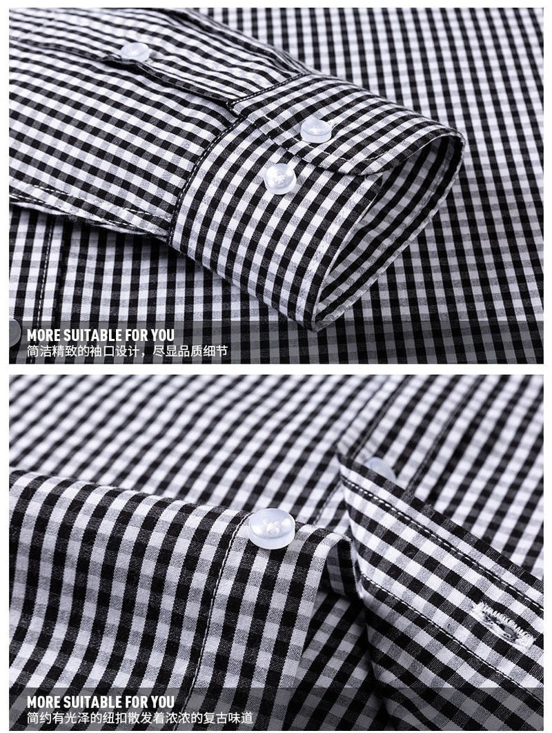 Quality 100% COTTON Men Dress Shirt Button Down Excellent Comfortable Slim Fit Button Collar Business Mens Casual Shirts Tops