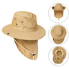 CAMOLAND Women Summer Sun Hats With Neck Flap Outdoor UV Protection Fishing Hat For Men Bucket Cap Wide Brim Hiking Hats