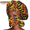African Headwrap Earrings Hair Accessories Scarf Bonnet Ankara Wax Fabric Head Turban African Headscarf Mask Match Print A20H004
