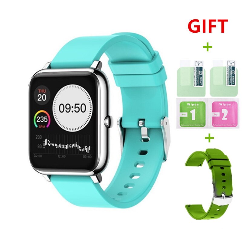 2021 Smart Watch Men Women Waterproof Fitness Sports Watch Heart Rate Tracker Call/SMS Reminder Bluetooth Smartwatch Android iOS