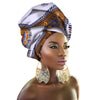 National Decorative Scarf Shawls Women African Head Wrap African Traditional Fashion Printed Ankara Cotton Headscarf
