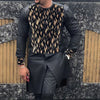 2021 New Men's Printed T-shirt Fashion Round Neck Long Sleeve Pullover Man Casual T Shirt 3XL Tops For Male Spring Fashion Tee
