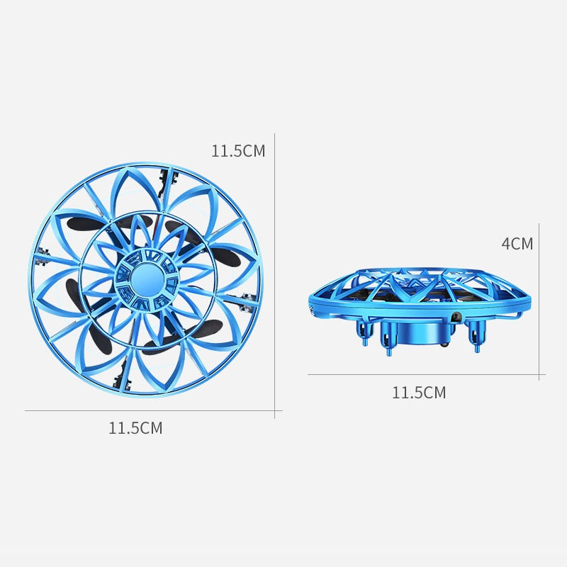Fly Helicopter UFO Drone Toys Infraed Hand Sensing Induction RC Aircraft Upgrade Quadcopter for Children Adult Mini Flying Ball