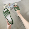 Women Summer Flat Sandals 2020 Open-Toed Slides Slippers Candy Color Casual Beach Outdoot Female Ladies Jelly Shoes