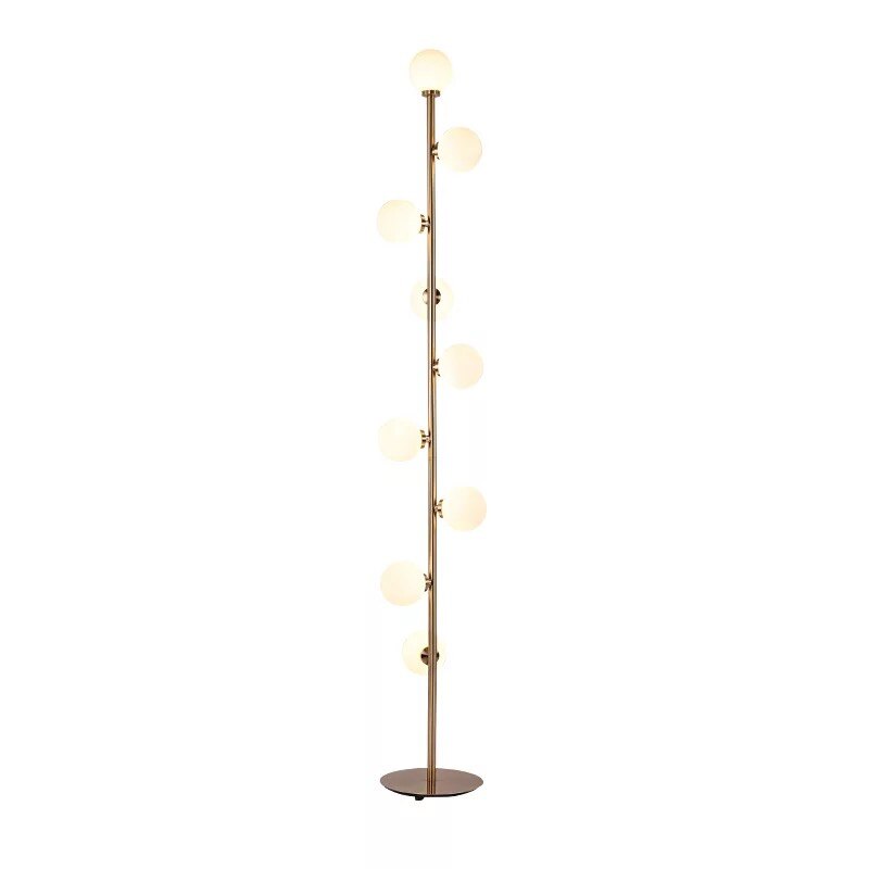 LED living room standing lamp bedside lights home deco lighting Glass ball fixtures Nordic Modern bedroom floor lamps 90v-260v