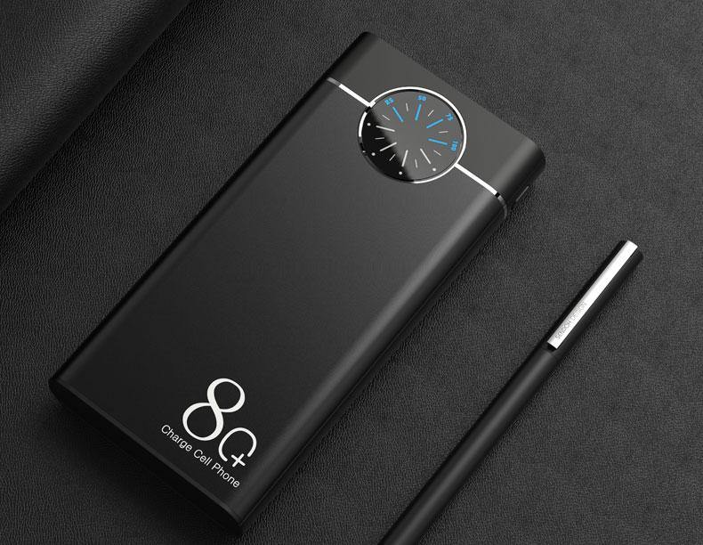 80000mAh Power Bank Portable Charger Large Capacity 2USB LED Lamp External Battery Powerbank for Xiaomi IPhone Samsung - Surprise store