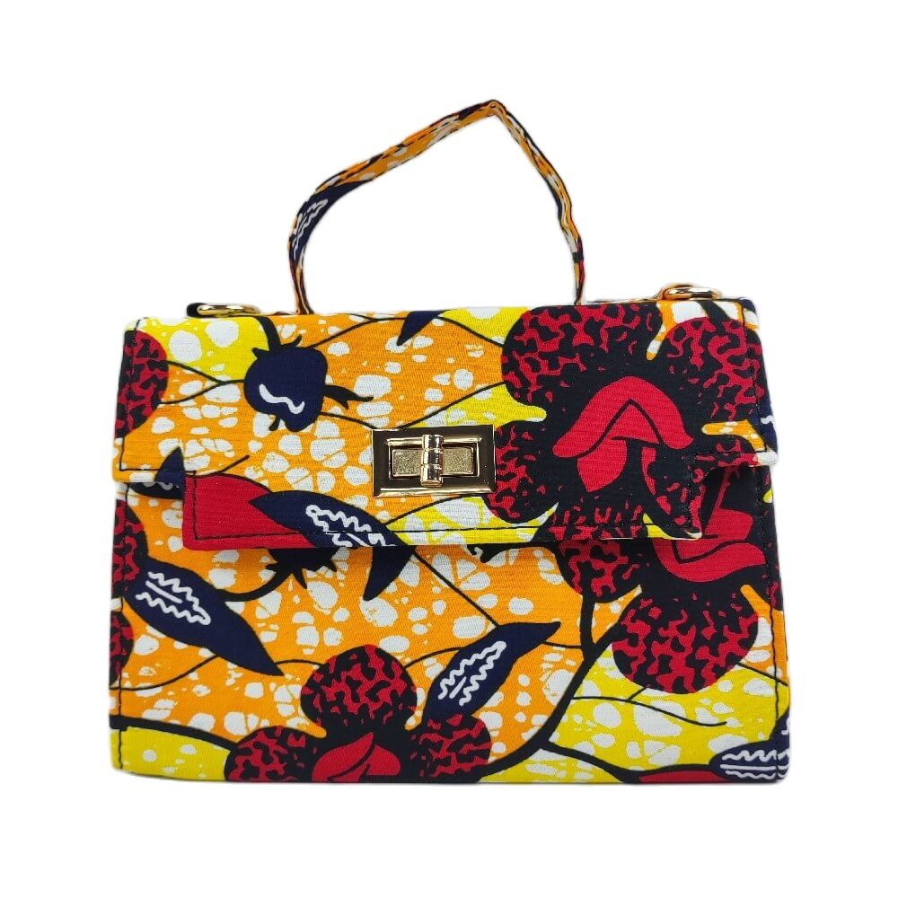 African bag Inclined Shoulder bag High Quality wax material Traditional Ankara Bag Cotton Wax Print material for Woman Bag