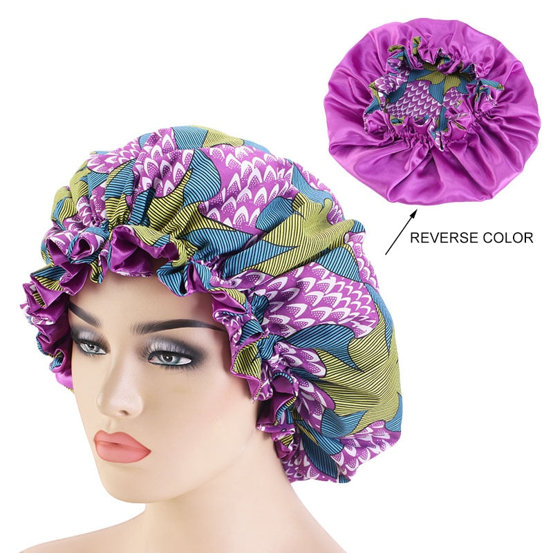 New African Headwrap In Women's Hair Accessories Scarf Wrapped Head Turban Ladies Hair Accessories Scarf Hat Headwrap Nigeria