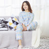 100% Cotton Women Pajamas Sets with Pants Cotton Pijama Plaid Spring Summer Pyjamas Sleepwear Cute Night Wear Nightsuits Mujer