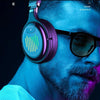 Wireless Bluetooth Headphones with Microphone Gaming Headset Bluetooth 5.0 3D Stereo Foldable LED Light TF Card For Mobile Phone