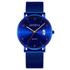 Men Watches 2021 Luxury Famous Brand Men Stainless Steel Mesh Calendar Watch Men Quartz Watch Relogio Masculino Men Wristwatch