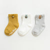 3 Pairs/Lot Infant Sock Cute Cartoon Newborn Baby Socks Dispensing Glue Non-slip Boys Girls Baby Socks Floor Socks Kids Sock