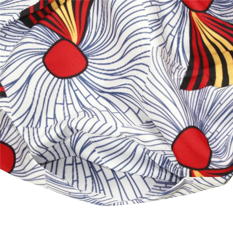 Women Sexy Boho African Jumpsuits Ankara Style DIY Bandage Rompers African Clothes African Dresses Women Robe Africaine Femme