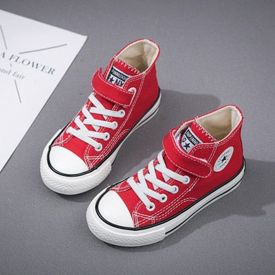 Children Canvas Shoes Girls Sneakers 2021 New Autumn Breathable Kids Shoes for Boys High Quality Student Casual Sneakers Zapatos