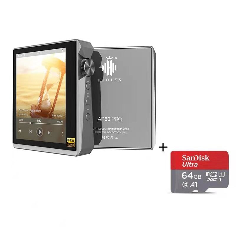 Hidizs AP80PRO HiFi dual ESS9218 MP3 Bluetooth Music Player With Touch Screen Portable FLAC LDAC USB DAC DSD 64/128 FM Radio DAP