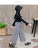 2020 Kids Girls Clothes Sets Long Sleeve T-shirts + Plaid Wide Leg Pants Autumn Children's Clothing Teenage for 7 8 10 12 Years