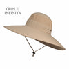 New Summer Sun Hat For Man Outdoor Quick-drying Sun-proof Men's Panama Hat Fishing Breathable Male Large Wide Brim Bucket Hats