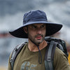 2020 New Fashion Summer Bucket Hat Cowboy Men Outdoor Fishing Hiking Beach Hats Mesh Breathable Anti UV Sun Cap Large Wide Brim