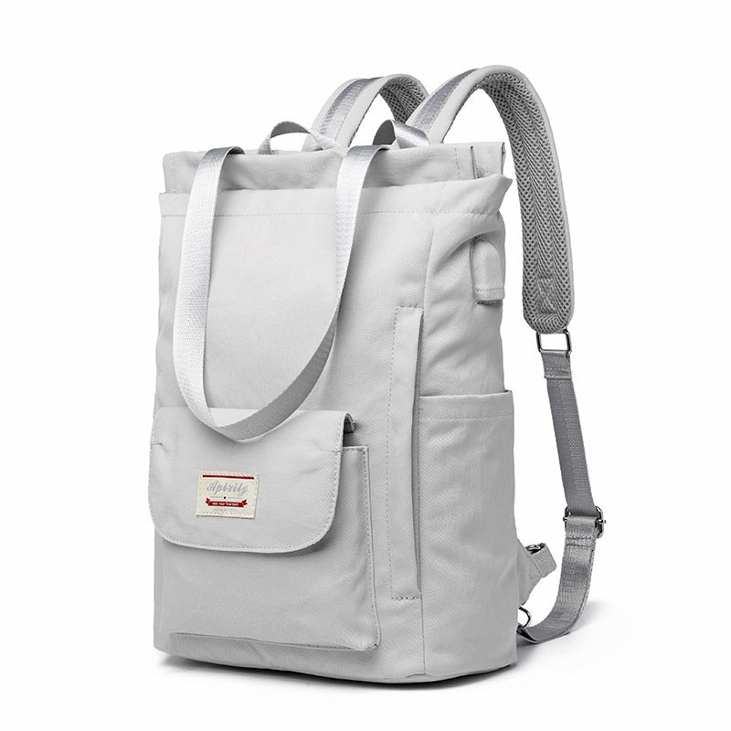 Waterproof Stylish Laptop Backpack women 13 13.3 14 15.6 inch Korean Fashion Oxford Canvas USB College Backpack bag female 2019