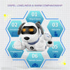 K16A Electronic Pets RC Animal Programable Robot Dog Voice Remote Control Toy Puppy Music Song for Kids Birthday Gift