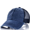 2021 Ponytail Women's Baseball Cap Women Snapback Mesh Trucker Caps Female Summer Bone Black Adjustable Hip Hop Hats Cap - Surprise store