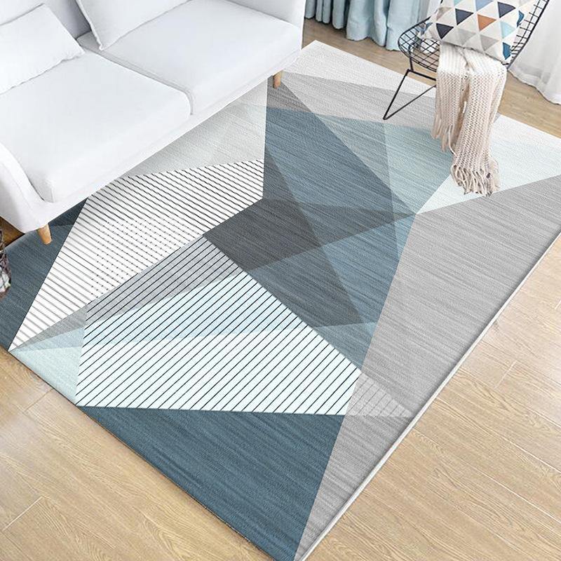 Nordic Simple Carpet Living Room Sofa Coffee Table Bedside Bed Mat Floor Bedroom Slip Washable Factory Wholesale Square Rug - Surprise store