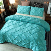 White Duvet Cover Set Pinch Pleat 2/3pcs Twin/Queen/King Size Bedclothes Bedding Sets Luxury Home Hotel Use(no filling no sheet)