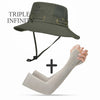 New Summer Mesh Breathable Bucket Hats Men's Outdoor Fishing Mountaineering Sun Hat Casual Foldable Adjustable Male Panama Hat