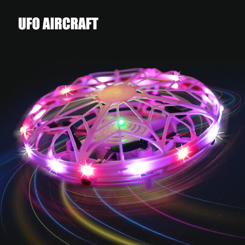 Mini Drone Quad Induction Levitation UFO Flying Toys Hand-controlled Drone Infrared Induction Aircraft Flying Ball Toys For Kids