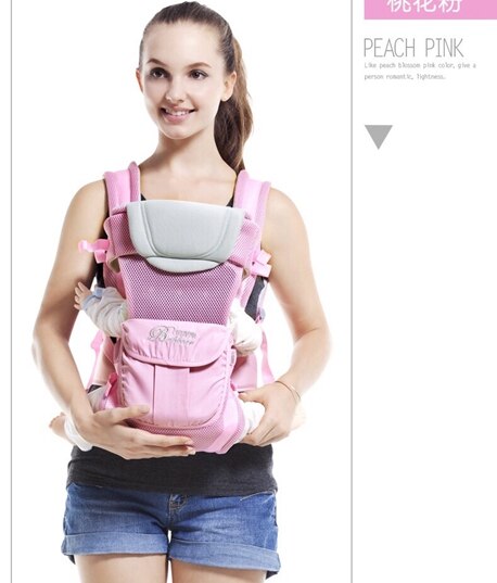 2-30 Months Breathable Multifunctional Front Facing 360 Baby Carrier Infant Comfortable Sling Backpack Pouch Wrap Kangaroo