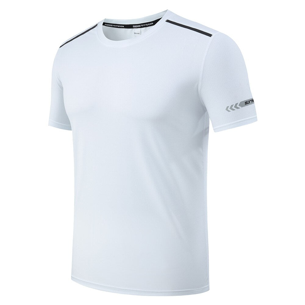 Quick-Dry Men's T-Shirt Compression Short Sleeve T-Shirts Running T Shirt Fitness Football Shirt Gym Clothing Leisure Sport Tops