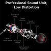 2021 Stereo Bass Headphone In-Ear Universal 3.5MM Wired Earphones Metal HIFI Earpiece with MIC for Xiaomi Samsung Huawei Phones
