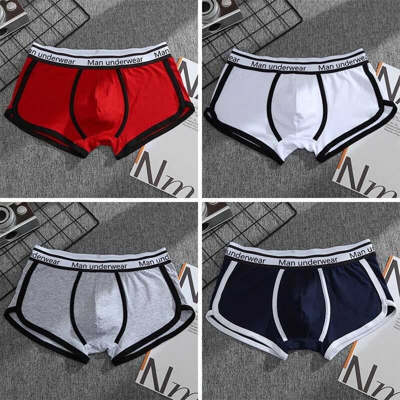 Men Boxers Shorts Underwear Men Home Underpants Printed Men Boxer Cuecas Cotton Soft Male Panties Homme Underwear Men