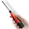 DTBD 4.2V Electric Screwdriver Set Smart Rechargeable Cordless Power Screw Driver Kit with LED Light Lithium Battery Operated