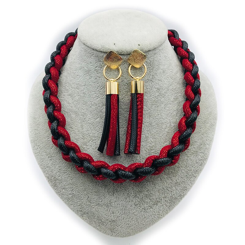 Dandie Fashionable cotton rope necklace, simple female accessories
