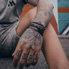 4pcs/set Hip Hop Braided Braiding Bracelet Men Pave CZ Zircon Crown Bracelet Luxury Jewelry