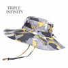 New Fashion Sun Hat Male Sunshade Summer Outdoor Fishing Sun-proof Breathable Foldable Big Wide Brim Men's Panama Hat Bucket Hat