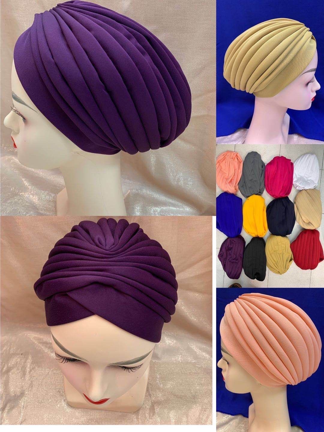 Shining Sequins Muslim Turban Cap Women Sequence Ready Female Head Wraps African Auto Gele Aso Oke Headwear Already Made Headtie
