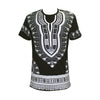 2019 new arrival summer elegent fashion style african women printing plus size dress M-XL