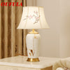 Ceramic Table Lamps Desk Lights Luxury  Dimmer Modern Contemporary Fabric for Foyer Living Room Office Creative Bed Room Hotel