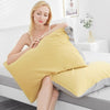 Four-layer gauze pillowcase simple adult large 2 packs four seasons thickening and soft cotton single pillowcase