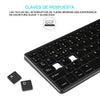 Zienstar Spanish Wireless Bluetooth Keyboard for Ipad,MACBOOK,LAPTOP,Computer and Android Tablet ,Rechargeable Lithium Battery - Surprise store