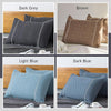 2pcs Gauze Pillowcase with Buckle Gauze Pillowcase preventing acne scars suit for Summer Buckle Desing convenient assemble