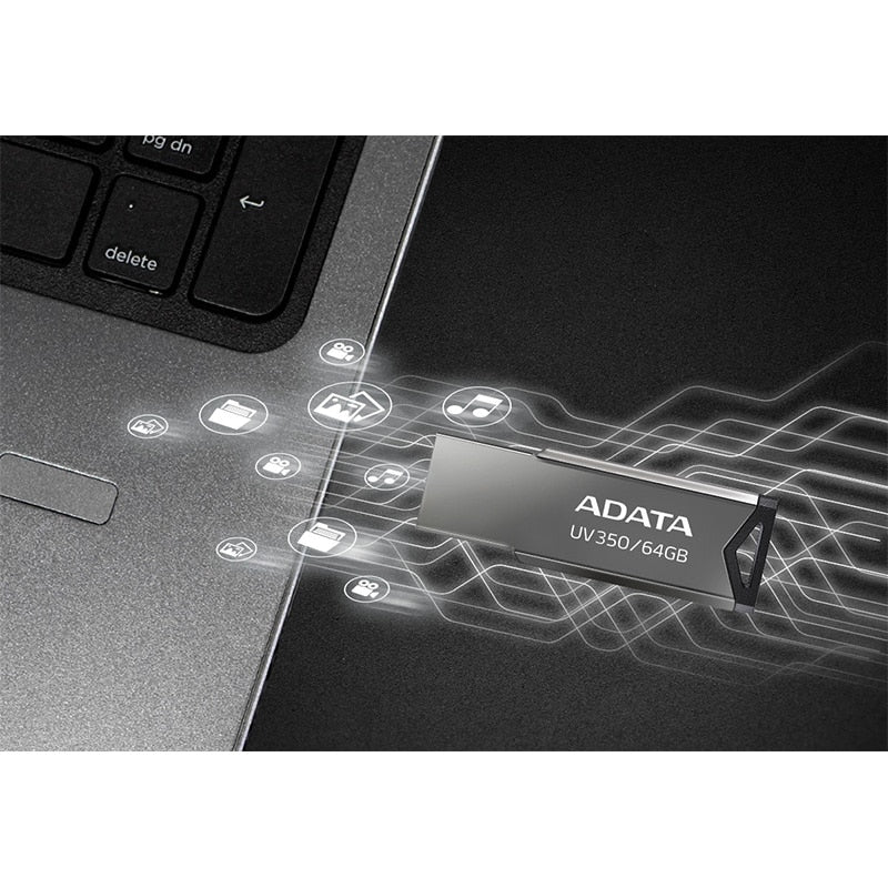Original ADATA USB Flash Drive UV350 128GB 64GB 32GB Pen Drive Pendrive USB3.0 Flash Drive Metal Memory stick USB disk flash