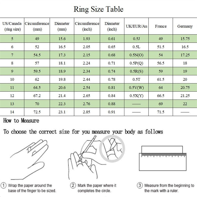 American Popular Men's Classic Ring Rock Style Jewelry Black Zircon Gold Color Ring