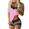 Sexy Summer Pajamas Sleepwear for Women Sleeveless Spaghetti Strap Summer Pyjamas 2pcs Cami Top Shorts Pajamas Sets Nightwear