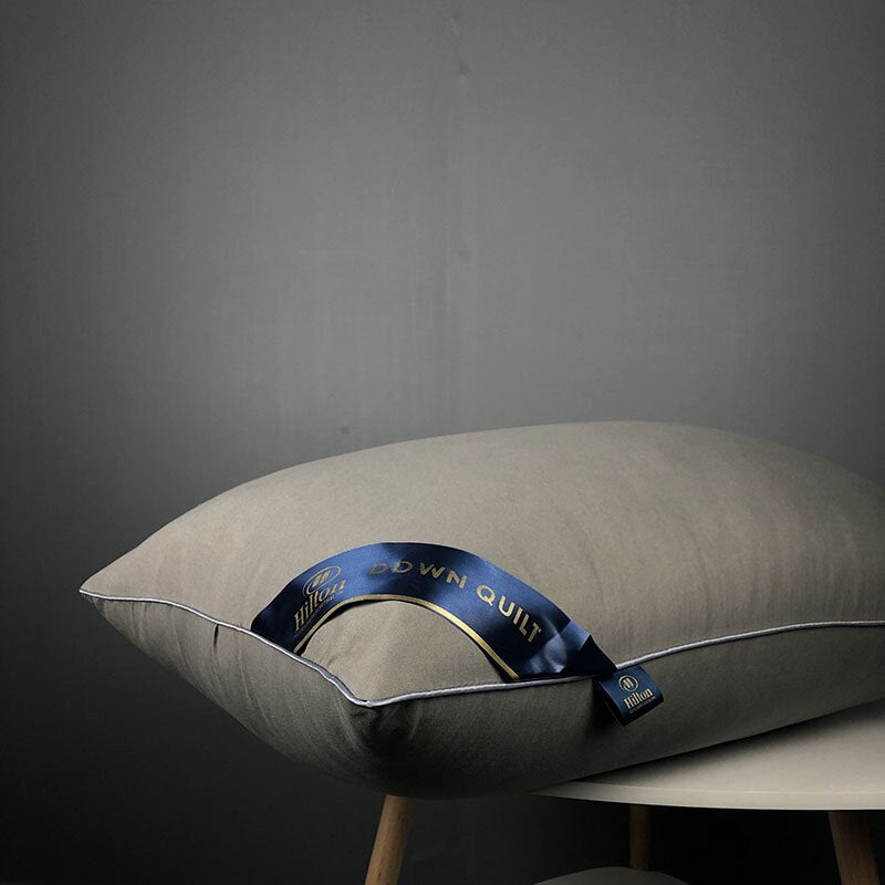 SB Pillow Chinese Natural Silk Single Pillow 100% Orthopedic Neck Pillows Hotel Cotton Pillow for Health Sleeping Home Use