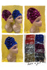 Shining Sequins Muslim Turban Cap Women Sequence Ready Female Head Wraps African Auto Gele Aso Oke Headwear Already Made Headtie